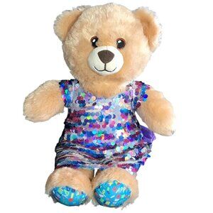 Build A Bear Happy Birthday Plush Stuffed 2021 (030143) with Seguin Party Dress